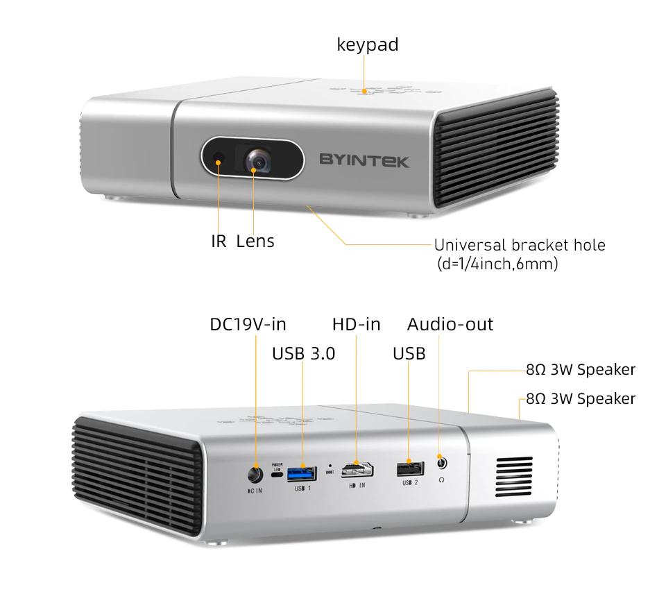 u50 full hd 1080p android wifi smart 2k 3d 4k tv portable laser home theater min