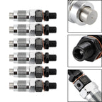 6PCS Fuel Injectors 23600-19075 Fit Toyota HZJ105 HZJ75 HZJ78 HZJ79 1990-2007 Generic