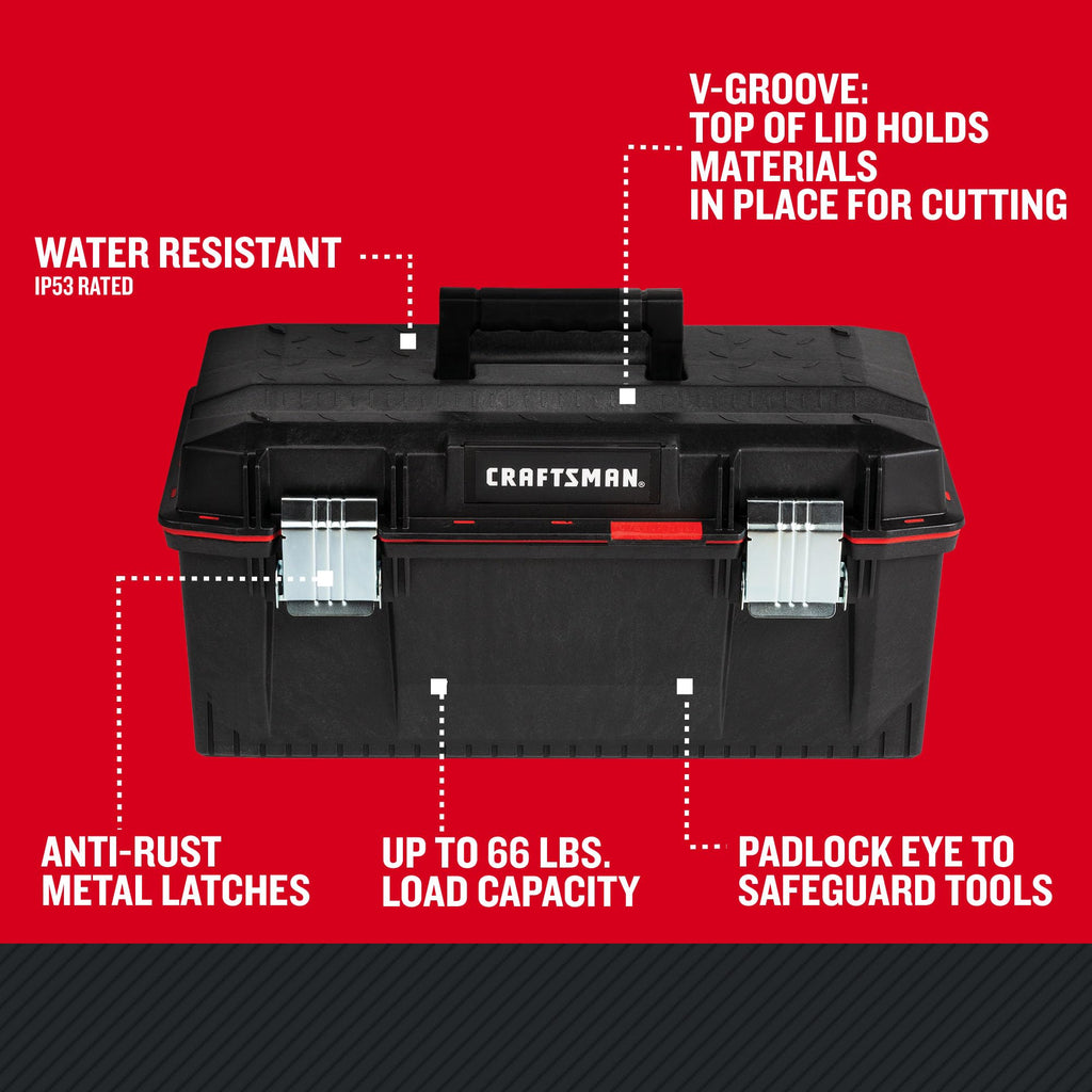 PRO Tool Box, Lockable, 23-in.(CMST23001)