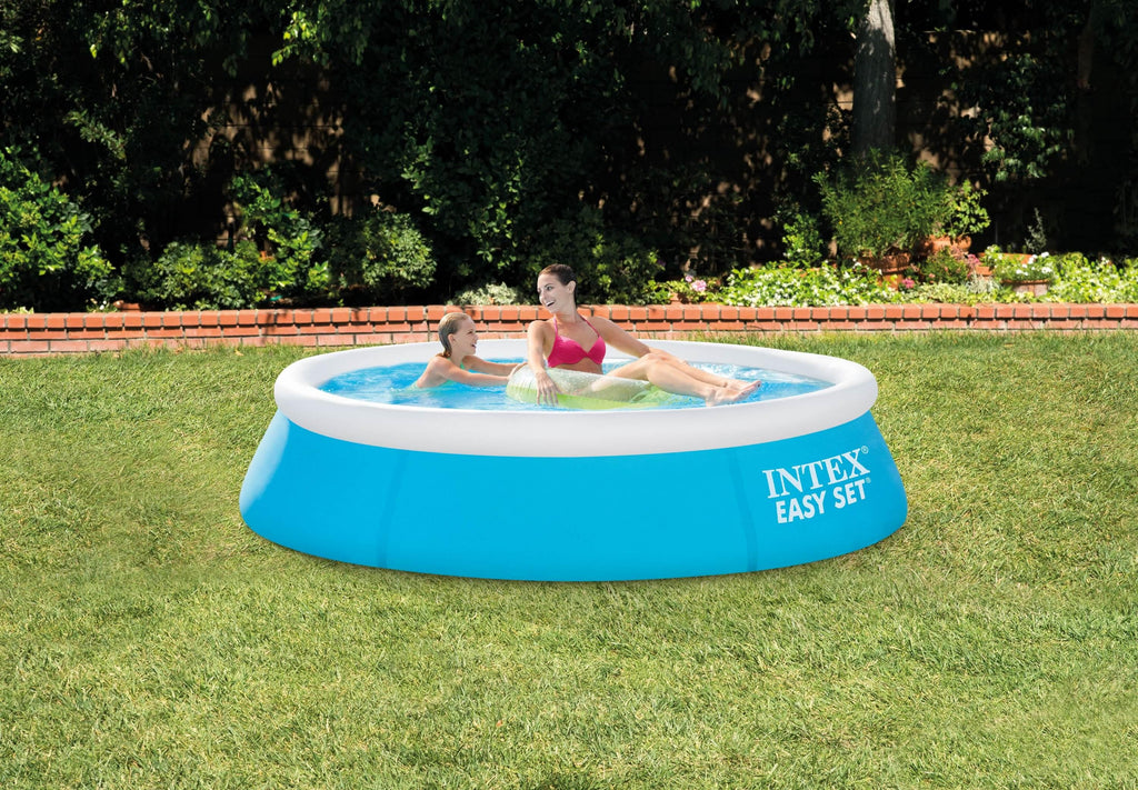 6 Ft x 20 In Easy Set Inflatable Swimming Pool (2 Pack) with 330 GPH Easy Set Pool Clear Cartridge Filter Pumps, (2 Pack)