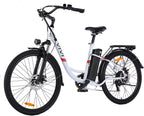 VIVI 26" Electric Bikes for Adults, 350W Electric Bicycle with 36V 8Ah Removable Lithium-ion Battery, Men Women Cruiser Bike/City Ebike,  7 Speed Gear, Max Speed 20Mph