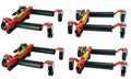 (4) Dragway Tools鎼 12" Hydraulic Wheel Dolly Vehicle Positioning Jack Lift Hoist