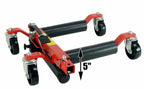 (4) Dragway Tools鎼 12" Hydraulic Wheel Dolly Vehicle Positioning Jack Lift Hoist