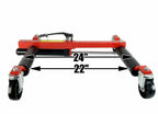 (4) Dragway Tools鎼 12" Hydraulic Wheel Dolly Vehicle Positioning Jack Lift Hoist