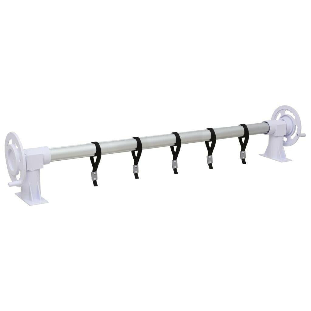 pool cover roller with plastic base ejj