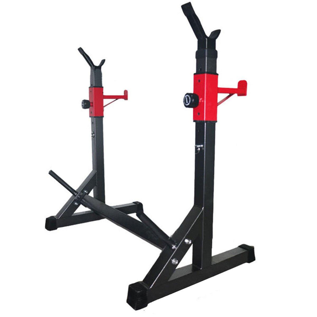 Barbell Rack 770LBS Max Load Adjustable Squat Stand Dipping Station Gym Weight Bench Press Stand