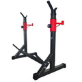 Barbell Rack 770LBS Max Load Adjustable Squat Stand Dipping Station Gym Weight Bench Press Stand