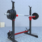 Barbell Rack 770LBS Max Load Adjustable Squat Stand Dipping Station Gym Weight Bench Press Stand