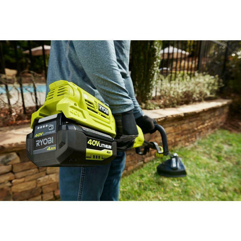 RYOBI Mower Trimmer 40V Brushless 20 in Cordless Battery Walk Behind High Wheel