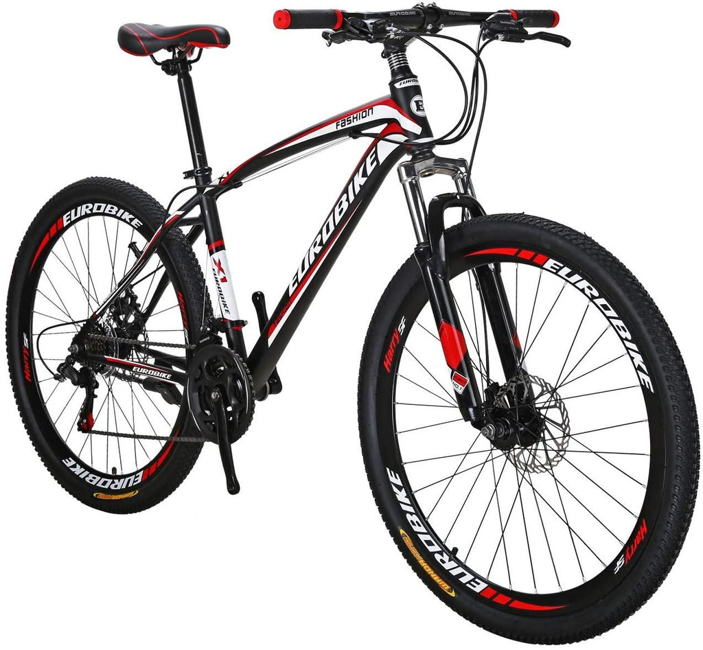 EUROBIKE BICYCE X1 27.5inch Mountain Bike 21 Speed Shift Left 3 Right 7 Frame Mountain Bicycle