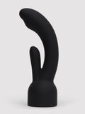 Doxy Number 3 Black Silicone Rabbit Wand Attachment , Black