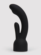Doxy Number 3 Black Silicone Rabbit Wand Attachment , Black