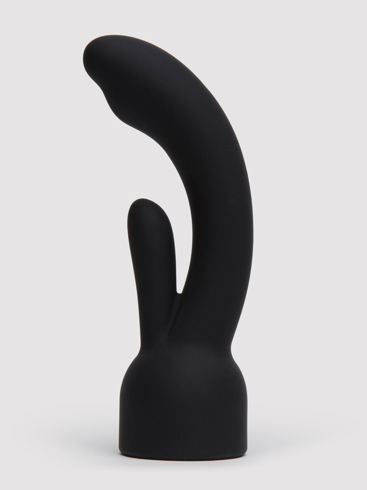 Doxy Number 3 Black Silicone Rabbit Wand Attachment , Black