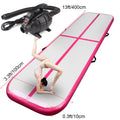 Fbsport Pink 4m/13ft Inflatable Air Track Tumbling Gymnastic Mat Floor Home Training W/ Pump