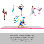 Fbsport Pink 4m/13ft Inflatable Air Track Tumbling Gymnastic Mat Floor Home Training W/ Pump