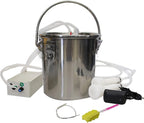 automatic portable livestock milking equipment, electric vacuum pulsation pump milker, portable pulsation vacuum pump goat milker livstock milking machine, goat milking machine for farm household milk