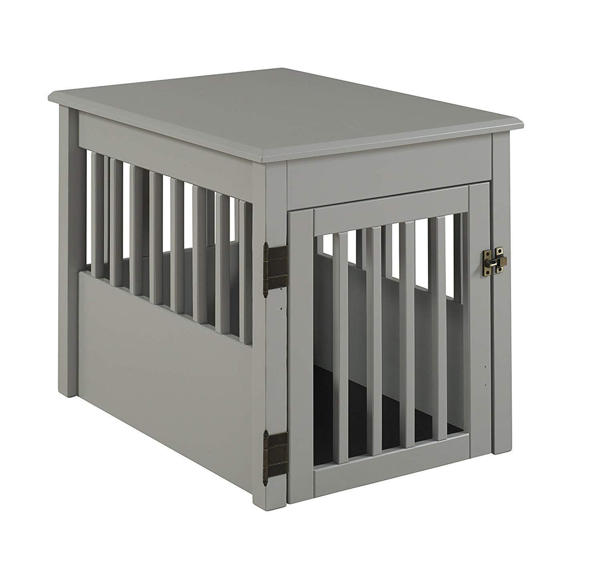 BarkPet Crate End Table - Grey Finish