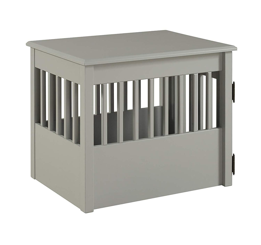 BarkPet Crate End Table - Grey Finish