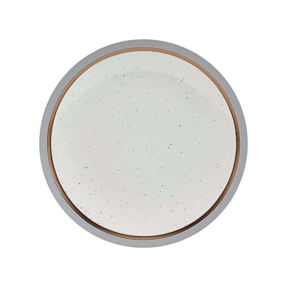 Ezra Grey 16 Piece Dinnerware Set, Service for 4