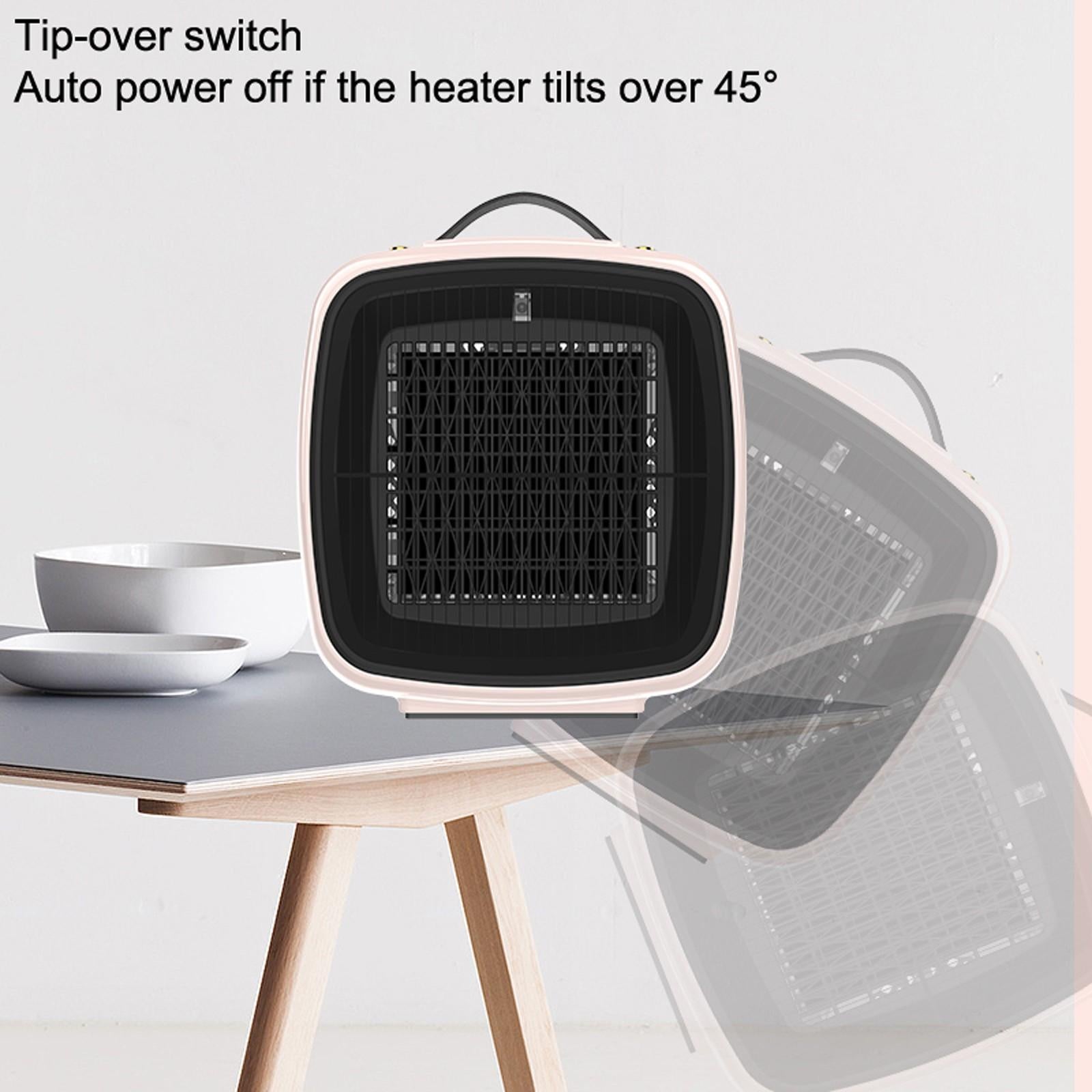 3 in1 Portable Space Heater - Quiet Combo Ceramic Electric Personal Fan Christmas Halloween Decor Decorations Solar Outdoor Led Lights Fall Home Decor Family Kitchen Home Essentials, 817S, 11223