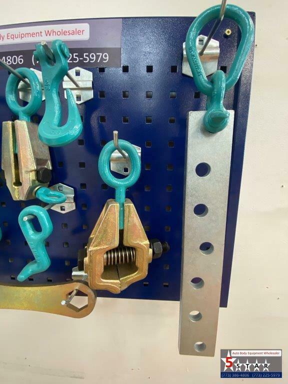 SET#40 - 13 PIECE SET HEAVY DUTY AUTO BODY FRAME MACHINE PULLING TOOLS CLAMPS