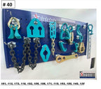 SET#40 - 13 PIECE SET HEAVY DUTY AUTO BODY FRAME MACHINE PULLING TOOLS CLAMPS
