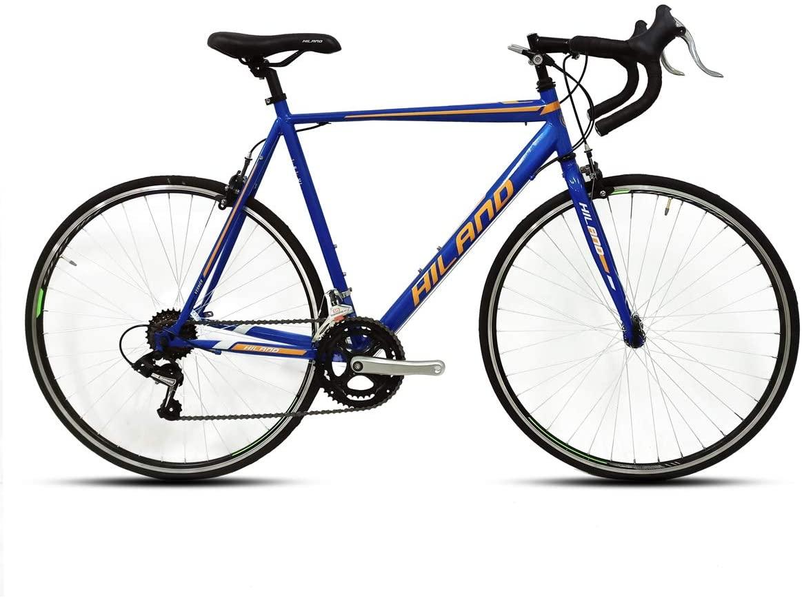 Hiland 700c Road Bike,  Commuter Bicycle with 14 Speeds Drivetrain 3 Colors