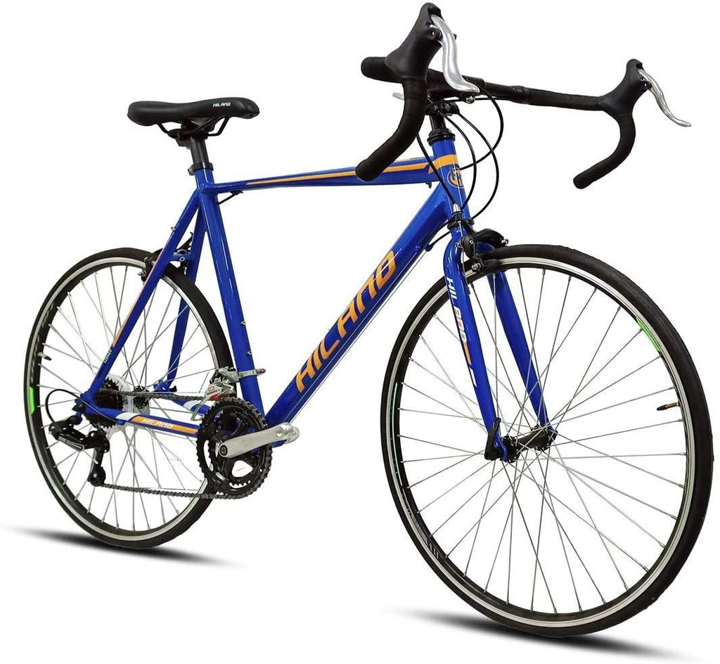 Hiland 700c Road Bike,  Commuter Bicycle with 14 Speeds Drivetrain 3 Colors