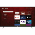 tcl 75s435 75" 4-series 4k ultra hd hdr smart led  roku tv | 4 hdmi