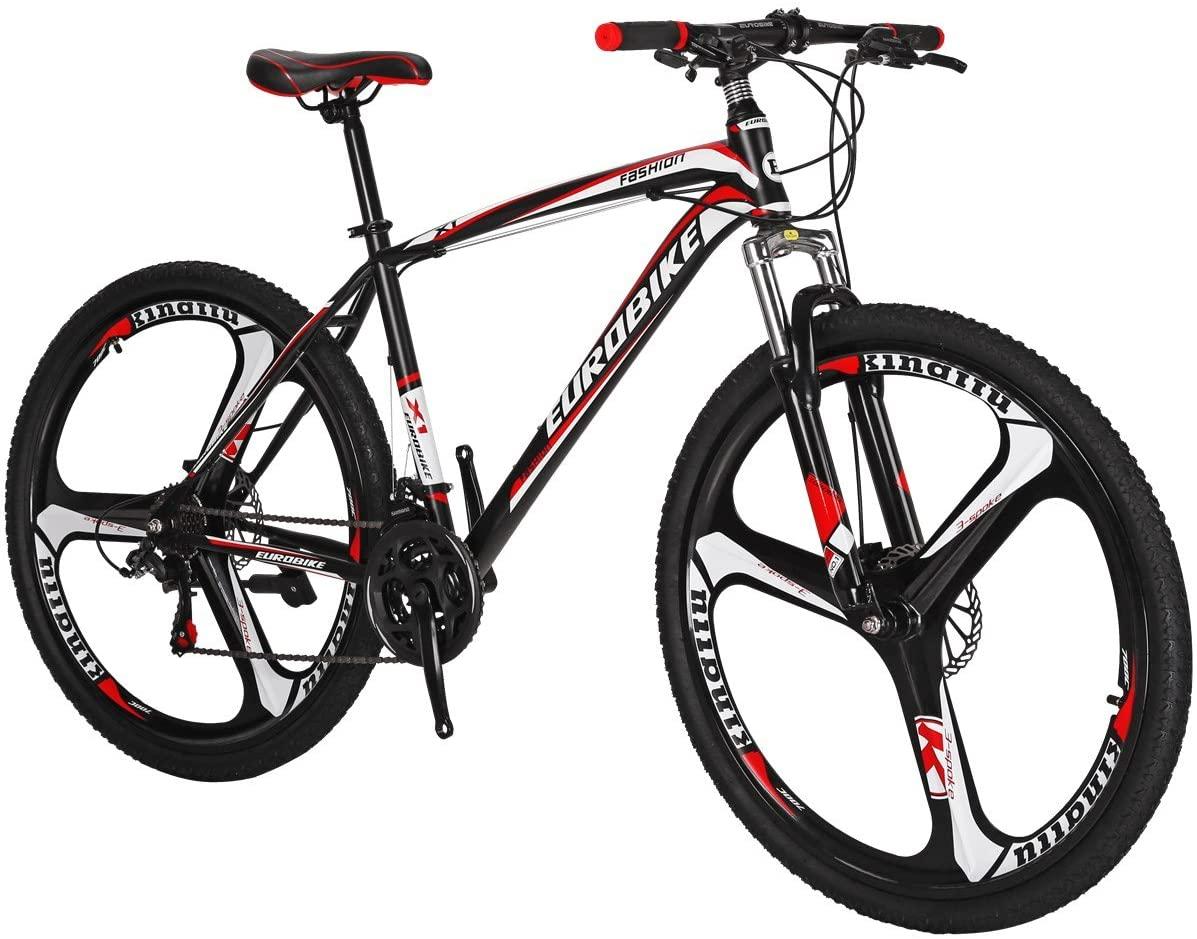 Eurobike Moutain Bike X1 21 Speed MTB 27.5 Inches Wheels Dual Suspension Bicycle