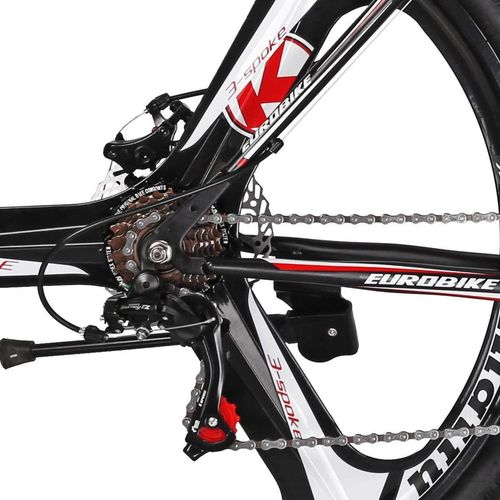Eurobike Moutain Bike X1 21 Speed MTB 27.5 Inches Wheels Dual Suspension Bicycle