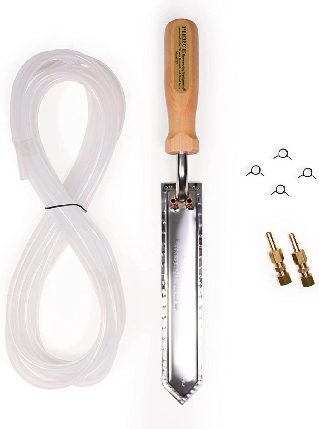 pierce beekeeping equipment steam uncapping knife kit made in usa