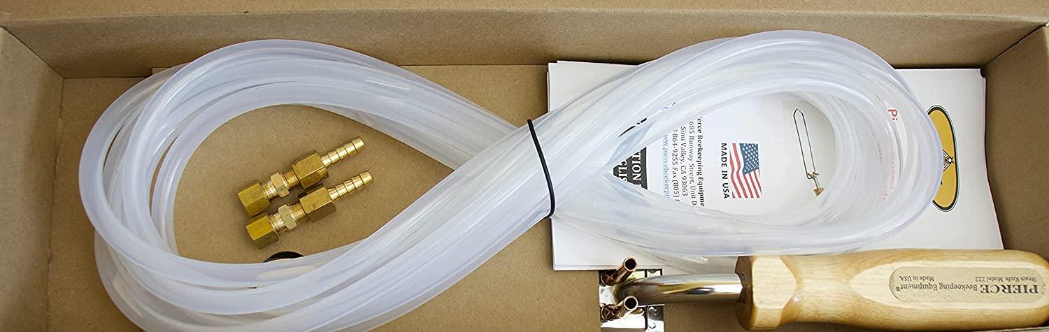pierce beekeeping equipment steam uncapping knife kit made in usa