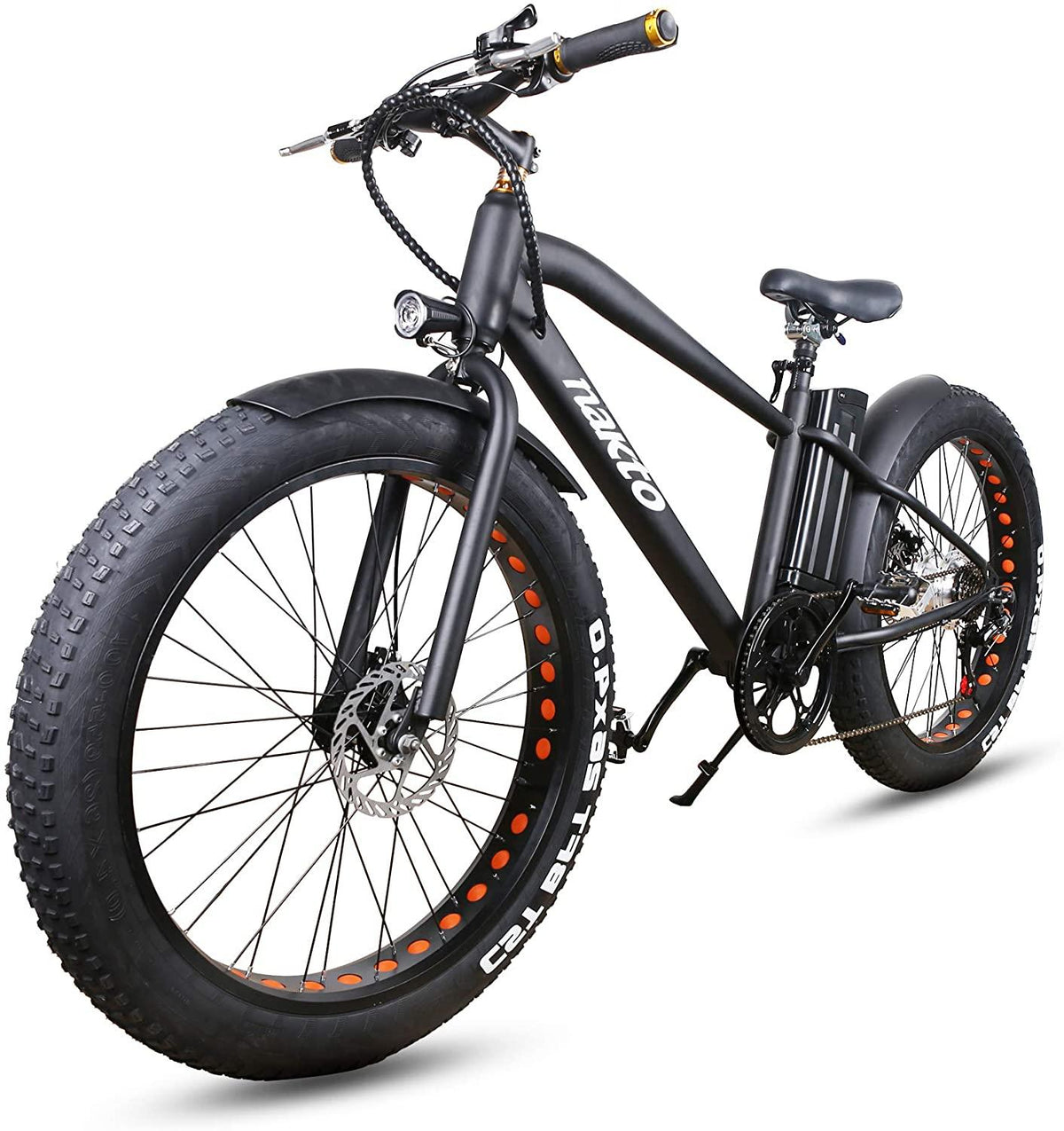 Fat Tire Electric Bike Beach Snow Bicycle 26" 4.0 inch Fat Tire Electric Bicycle 300W36V10A/500W48V12A Electric Mountain ebike for Adults with 6 Speeds Lithium Battery,Smart LCD Display