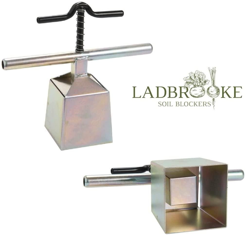 ladbrooke genuine soil block maker - maxi 4" hand held, made in england