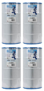 4) unicel c-8600 filter cartridges hayward star clear ii c800 c1500 cx800re pa80