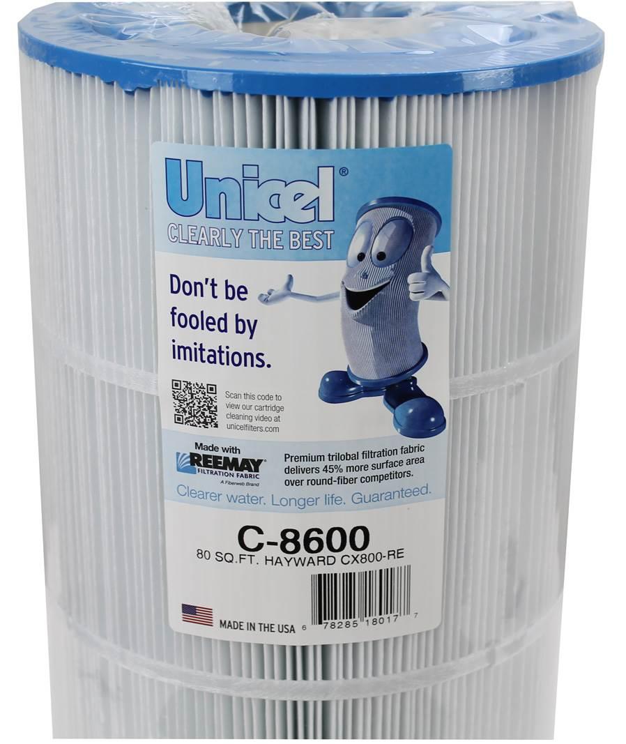 4) unicel c-8600 filter cartridges hayward star clear ii c800 c1500 cx800re pa80