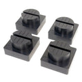 4pc Jack Pinch-Weld Pucks Rubber Anti-Slip Pinch-Weld Rails