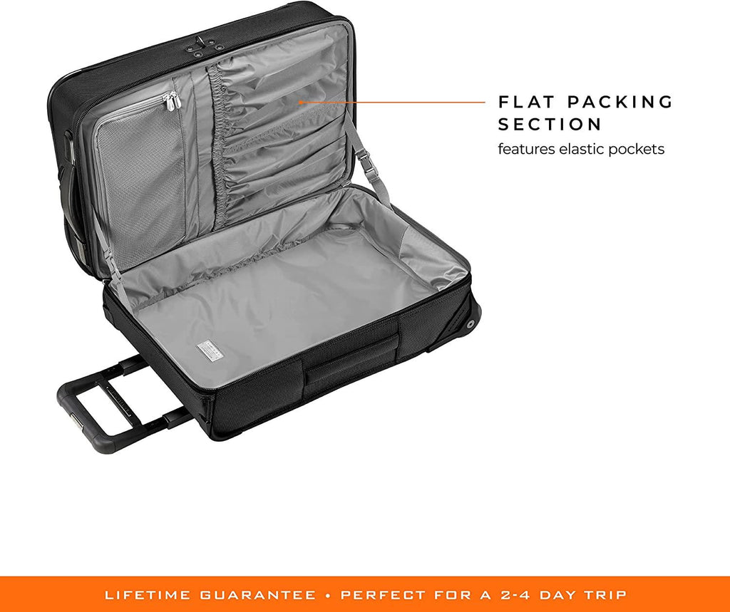 Baseline-Softside Carry-On 2-Wheel Garment Bag, Black, One SIze