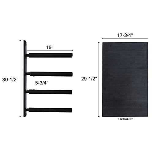 Extreme Max 3006.8474 Vertical Surfboard/SUP Storage Rack - 4 Arm