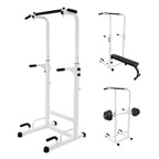Power Tower Dip Station Adjustable Pull UP Bar Station Home Gym