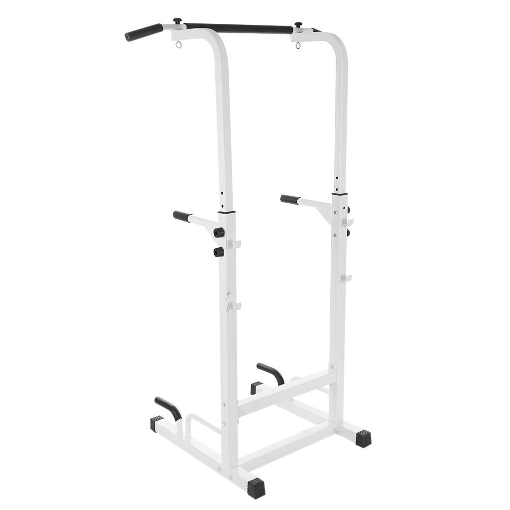 Power Tower Dip Station Adjustable Pull UP Bar Station Home Gym