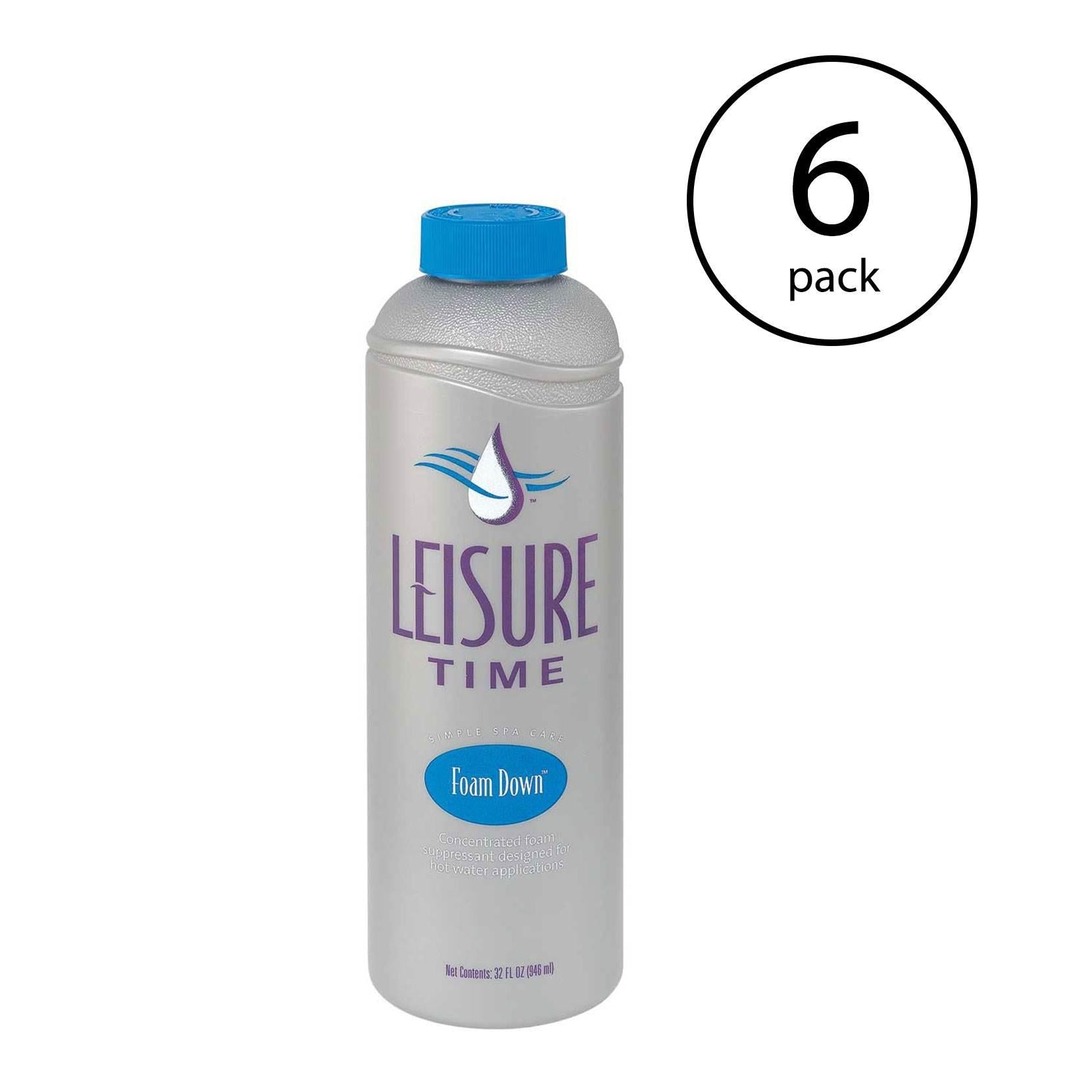 Leisure Time Products Leisure Time Spa Support Concentrated 32 Ounce Foam Down Suppressant (6 Pack)