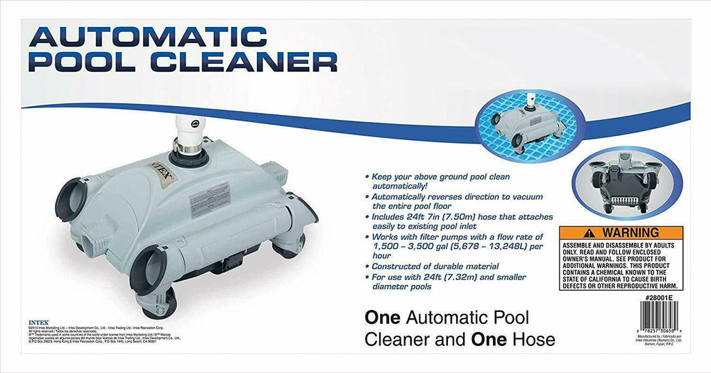 intex 28001e above ground automatic cleaner for soft-sided swimming pools