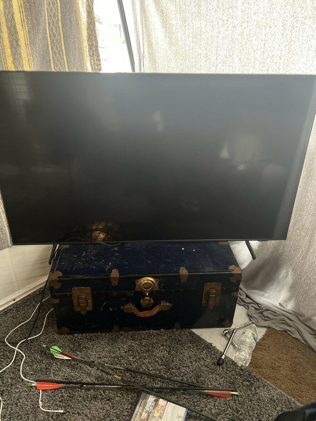 samsung qn55q60aa 55" 4k qled smart tv - titan gray