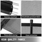 vevor swimming pool security fence pool fence 4' x 12/48/72/96' &amp;4' x 12' door
