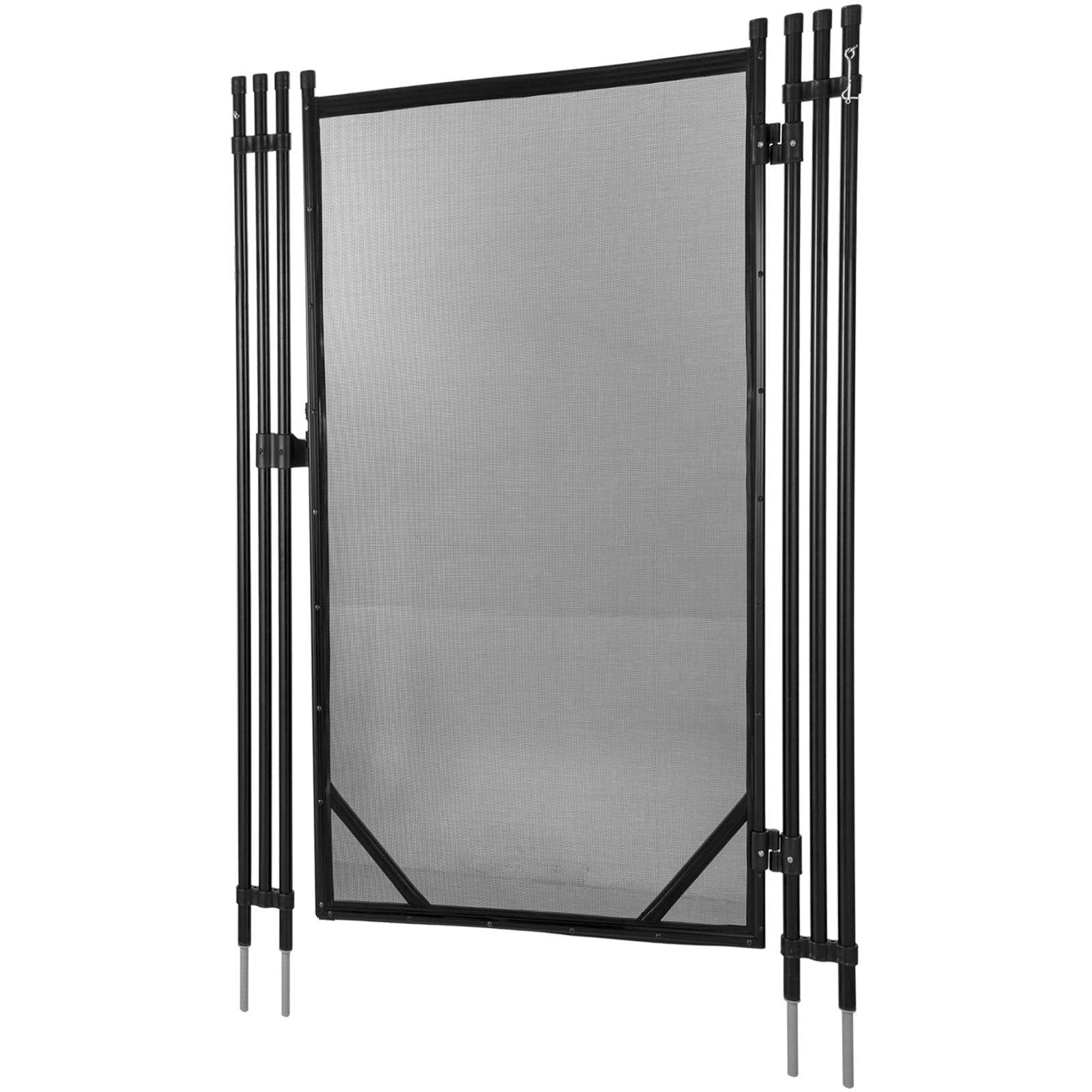 vevor swimming pool security fence pool fence 4' x 12/48/72/96' &amp;4' x 12' door