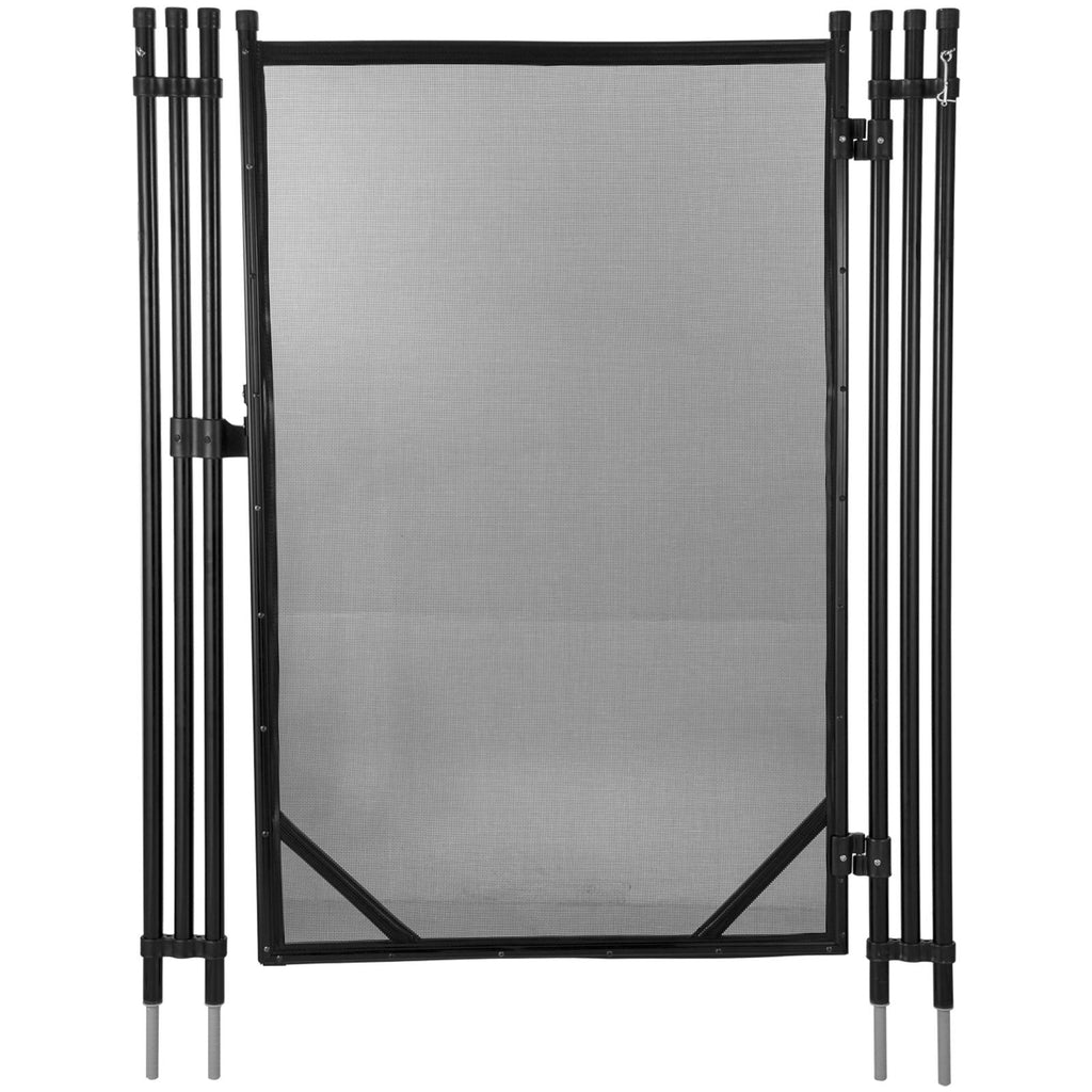 vevor swimming pool security fence pool fence 4' x 12/48/72/96' &amp;4' x 12' door