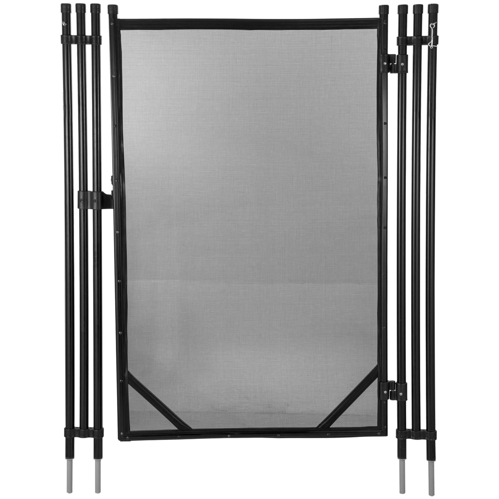 vevor swimming pool security fence pool fence 4' x 12/48/72/96' &amp;4' x 12' door