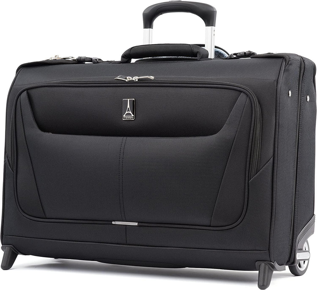 Maxlite 5 Softside Lightweight Carry-On Upright 2 Wheel Rolling Garment Bag, Men and Women, Black, 22-Inch